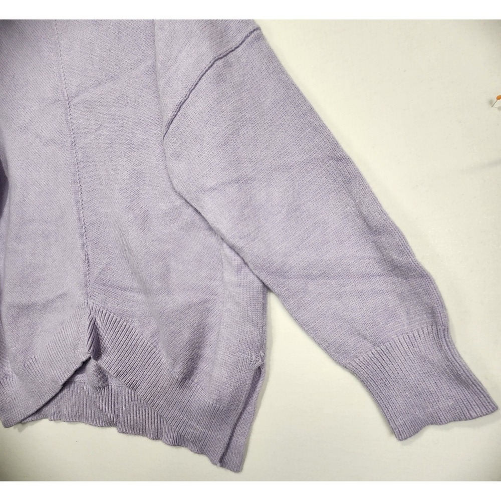 Maeve By Anthropologie Women's Lilac Casual Cozy Sweater Size L - Picture 3 of 10